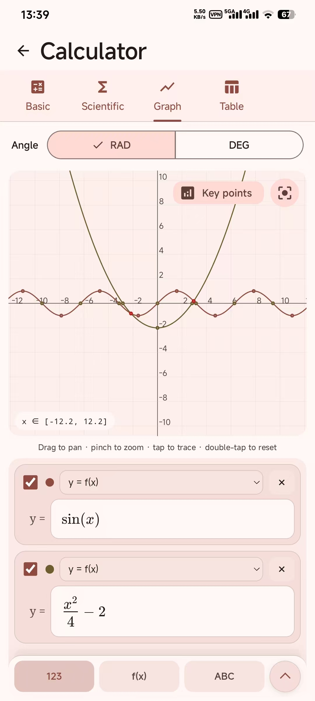 科学计算器与函数图像